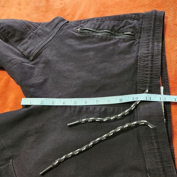 Across the pond Pants For Mens Size Medium Black Joggers - Picture 10 of 14